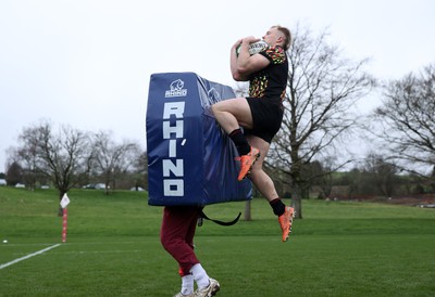 270226 - Wales Rugby Training - Blair Murray during training