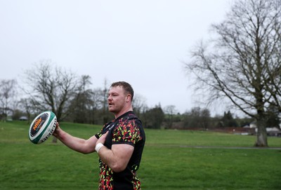 270226 - Wales Rugby Training - Dewi Lake during training