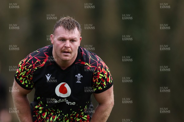 270226 - Wales Rugby Training - Dewi Lake during training