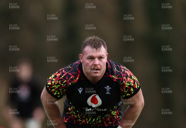 270226 - Wales Rugby Training - Dewi Lake during training