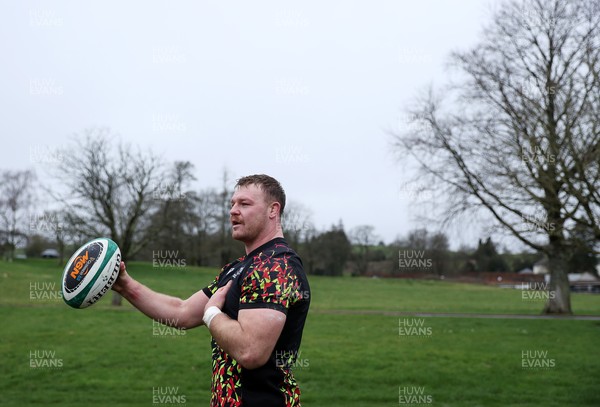 270226 - Wales Rugby Training - Dewi Lake during training