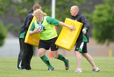 27.05.09 - Wales Rugby Training - Duncan Jones in action during training. 