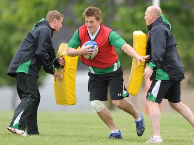 27.05.09 - Wales Rugby Training - Jonathan Davies in action during training. 