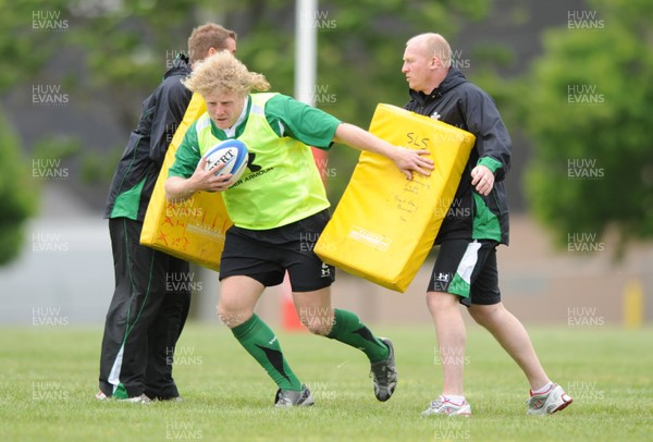 27.05.09 - Wales Rugby Training - Duncan Jones in action during training. 