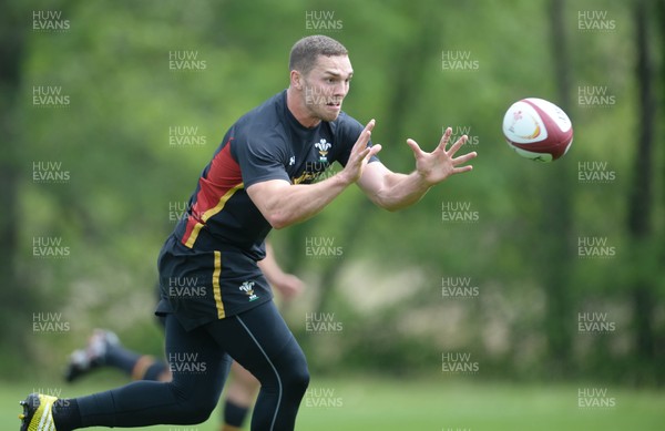 270516 - Wales Rugby Training -George North during training