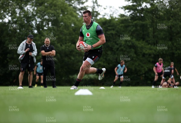 270623 - The Wales Rugby Team training in preparation for the Rugby World Cup - Adam Beard during training