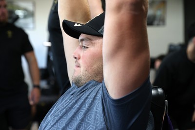 270625 - Wales Rugby Gym and Recovery upon arrival in Japan - Freddie Thomas