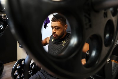 270625 - Wales Rugby Gym and Recovery upon arrival in Japan - Taulupe Faletau