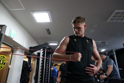 270625 - Wales Rugby Gym and Recovery upon arrival in Japan - Taine Plumtree