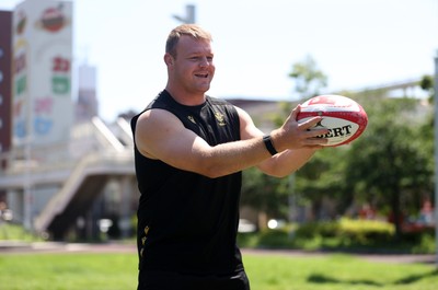 270625 - Wales Rugby training upon arrival in Japan - Dewi Lake during training