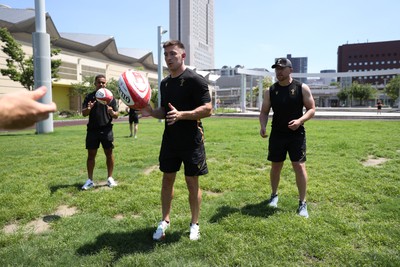 270625 - Wales Rugby training upon arrival in Japan - Josh Adams during training
