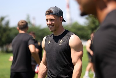 270625 - Wales Rugby training upon arrival in Japan - Kieran Hardy during training