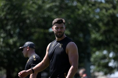 270625 - Wales Rugby training upon arrival in Japan - Johnny Williams during training