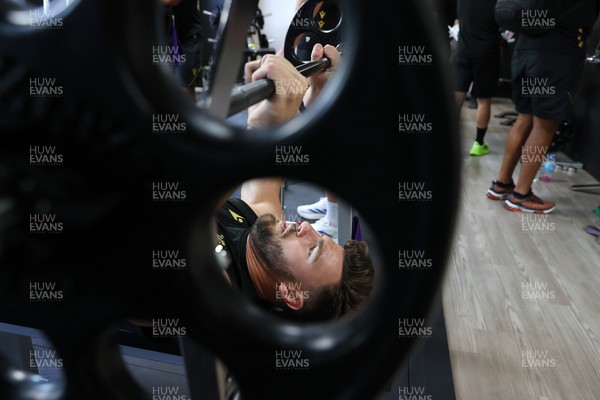 270625 - Wales Rugby Gym and Recovery upon arrival in Japan - Johnny Williams