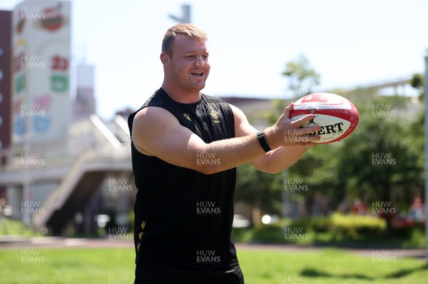 270625 - Wales Rugby training upon arrival in Japan - Dewi Lake during training