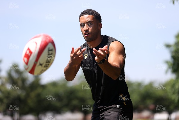 270625 - Wales Rugby training upon arrival in Japan - Keelan Giles during training