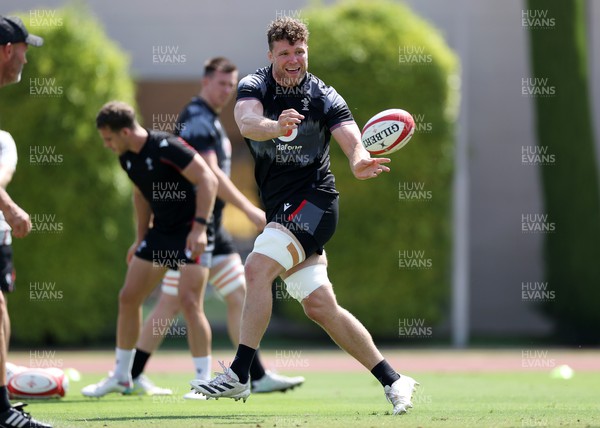 270723 - Wales Rugby Training taking place in Turkey, in preparation for the Rugby World Cup - Will Rowlands during training