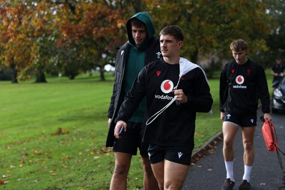 271026 - Wales Rugby Training - Dafydd Jenkins and Joe Hawkins