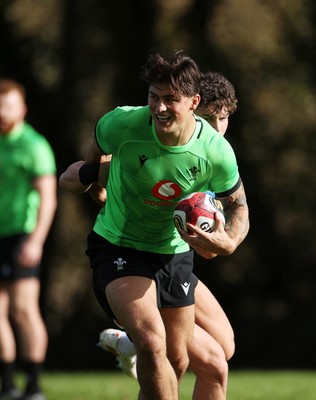 271026 - Wales Rugby Training - Louis Rees-Zammit during training