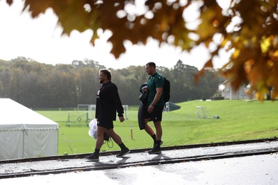 271026 - Wales Rugby Training - Tomas Francis and Ben Carter during training