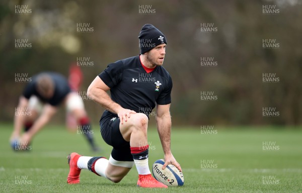 280119 - Wales Rugby Training - Gareth Davies during training