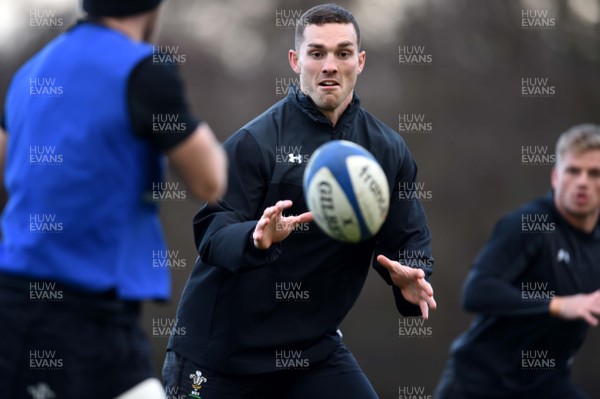 280119 - Wales Rugby Training - George North during training