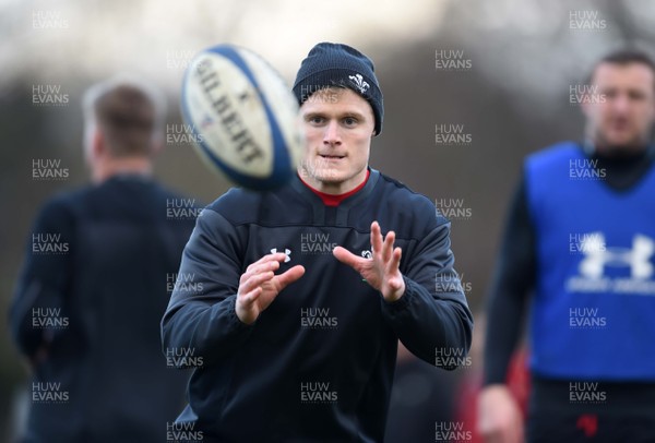 280119 - Wales Rugby Training - Aled Davies during training