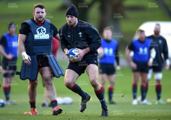 280119 - Wales Rugby Training - Justin Tipuric during training