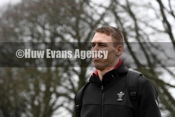 280122 - Wales Rugby Training - Liam Williams during training