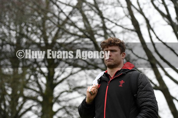 280122 - Wales Rugby Training - Will Rowlands during training