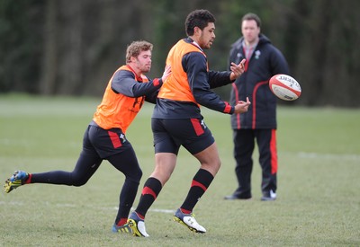 Wales Rugby Training 280213