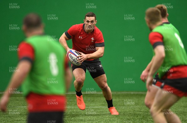 280220 - Wales Rugby Training - George North during training