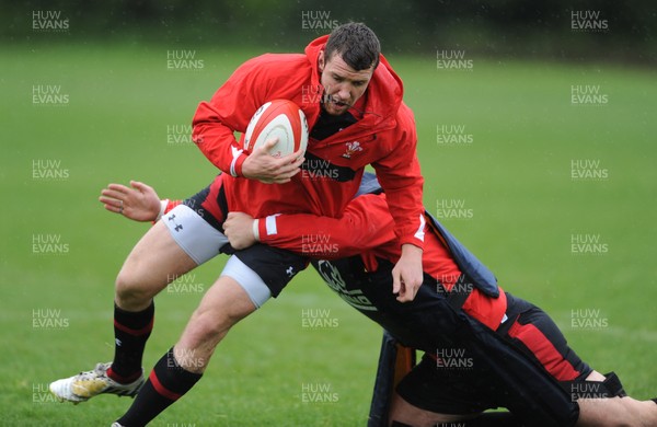 280513 - Wales Rugby Training -Adam Warren during training