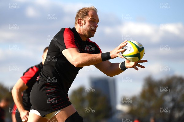 280622 - Wales Rugby Training - Alun Wyn Jones during training
