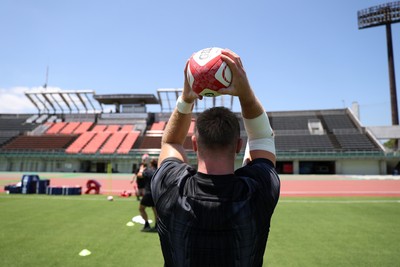 280625 - Wales Rugby Training Session in Kitakyushu - Dewi Lake