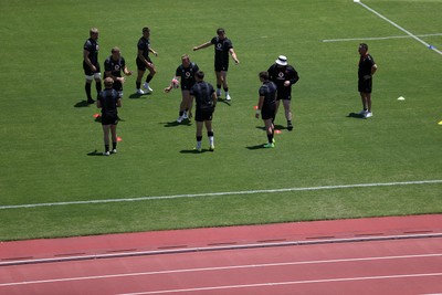 280625 - Wales Rugby Training Session in Kitakyushu - Dewi Lake during training