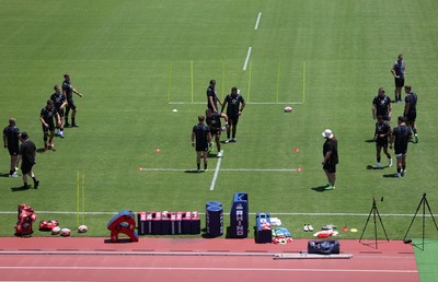 280625 - Wales Rugby Training Session in Kitakyushu - Ben Thomas during training
