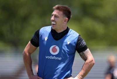 280625 - Wales Rugby Training Session in Kitakyushu - Josh Adams during training