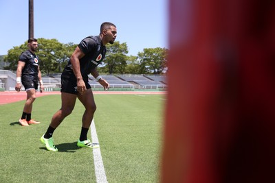 280625 - Wales Rugby Training Session in Kitakyushu - Ben Thomas during training