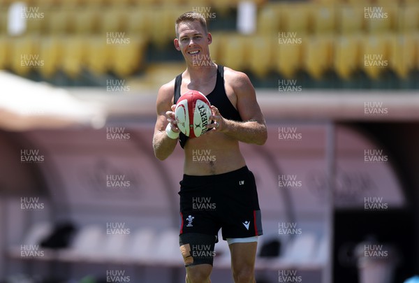 280723 - Wales Rugby Training taking place in Turkey, in preparation for the Rugby World Cup - Liam Williams during training