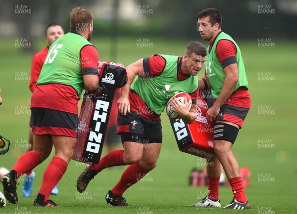 280819 - Wales Rugby Training - Scott Williams during training