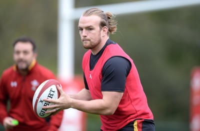 281016 - Wales Rugby Training -Kristian Dacey during training