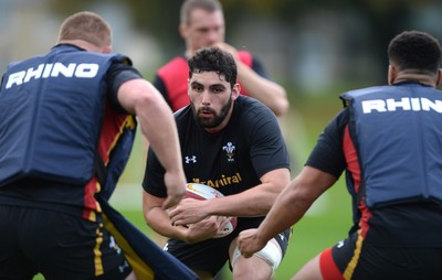 281016 - Wales Rugby Training -Cory Hill during training