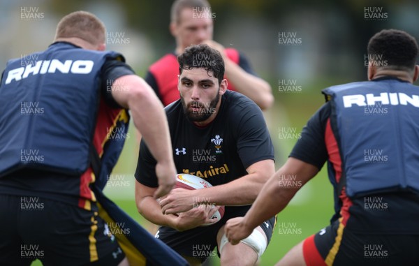 281016 - Wales Rugby Training -Cory Hill during training