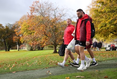 281025 - Wales Rugby Training in their first week of camp for this years Quilter Nations Series - Dewi Lake