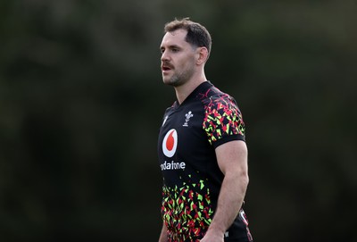 281025 - Wales Rugby Training in their first week of camp for this years Quilter Nations Series - Tomos Williams during training