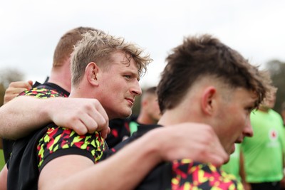281025 - Wales Rugby Training in their first week of camp for this years Quilter Nations Series - Jac Morgan during training