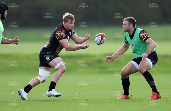 281025 - Wales Rugby Training in their first week of camp for this years Quilter Nations Series - Jac Morgan during training