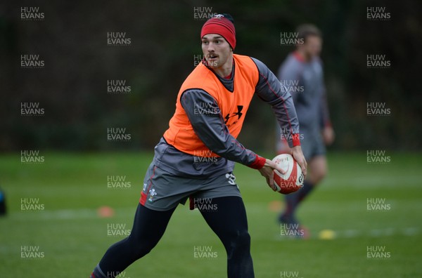 281113 - Wales Rugby Training -George North during training