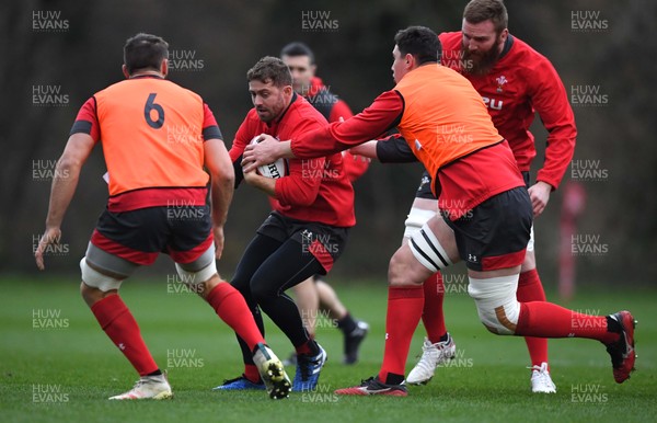 281119 - Wales Rugby Training - Leigh Halfpenny during training